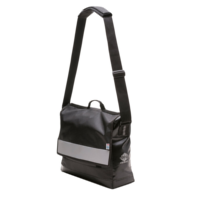 aquaquest waterproof satchel bag in charcoal gray